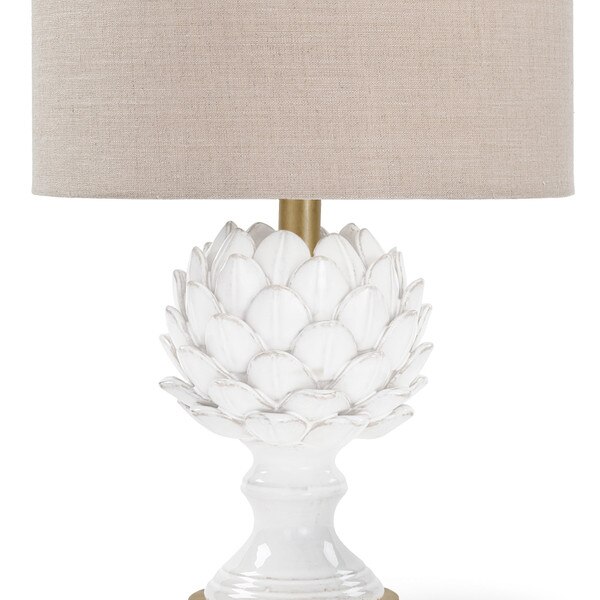 Leafy Artichoke Ceramic Table Lamp